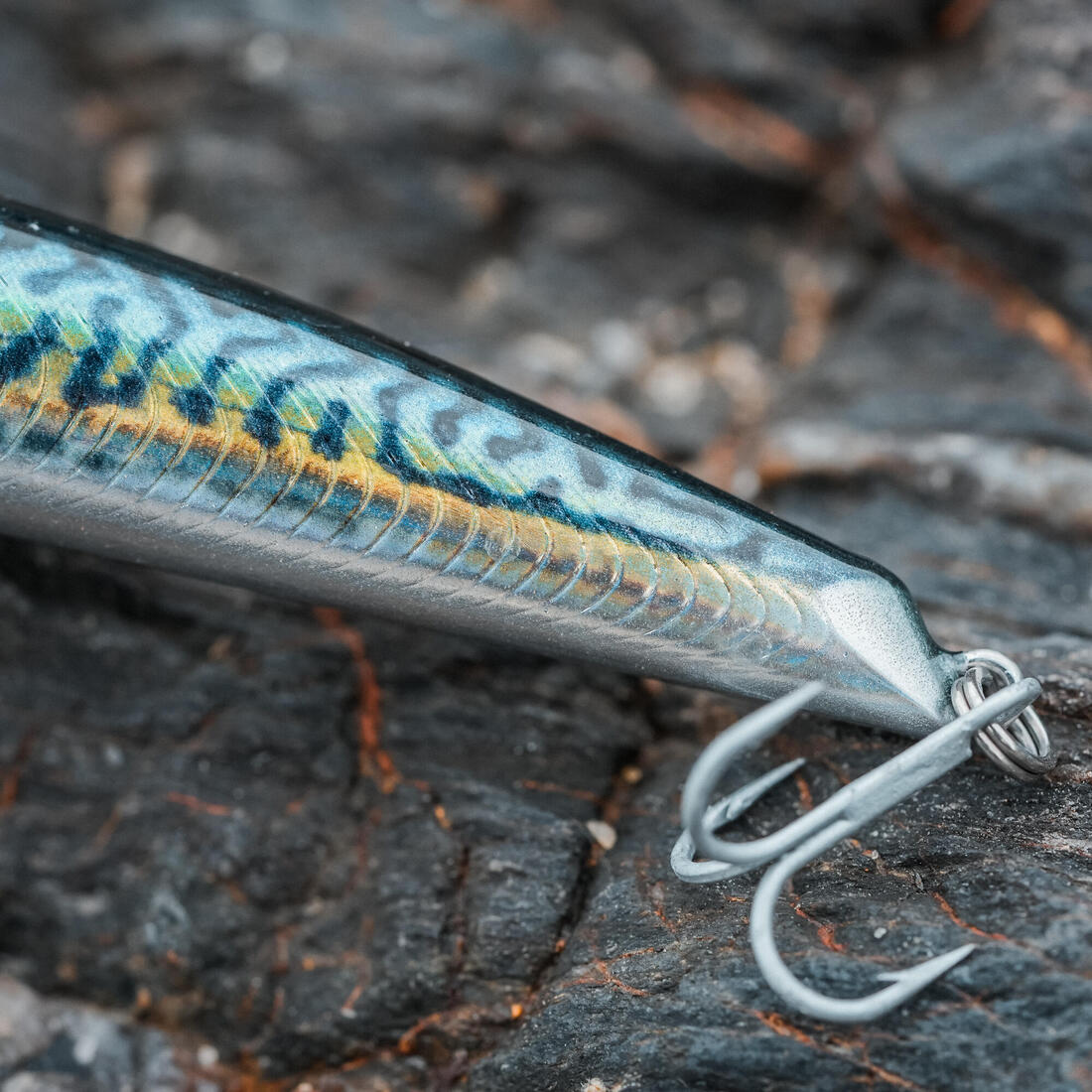 Poisson nageur Saxton 110F au leurre en mer