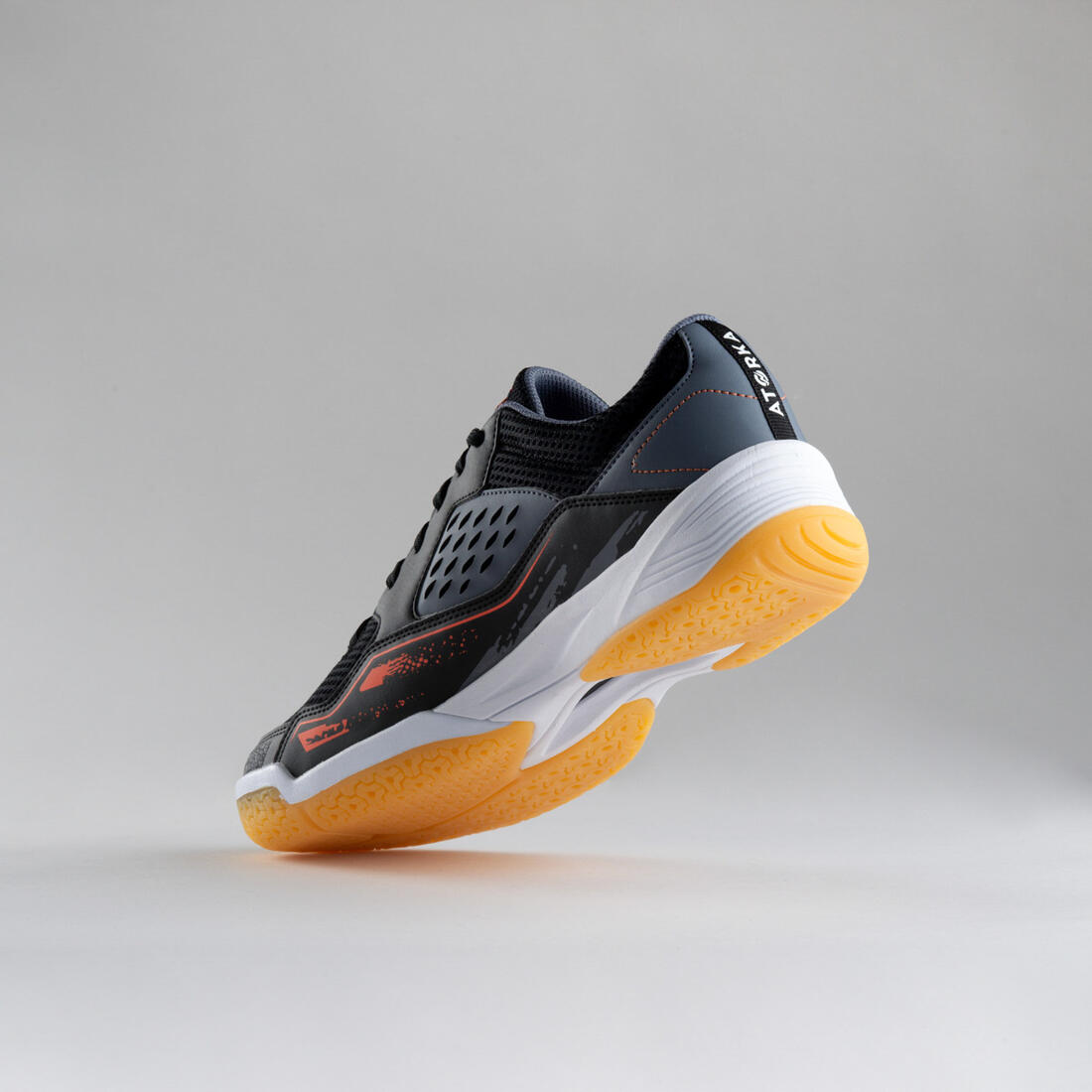 Chaussures de handball Homme - H100 gris noir orange