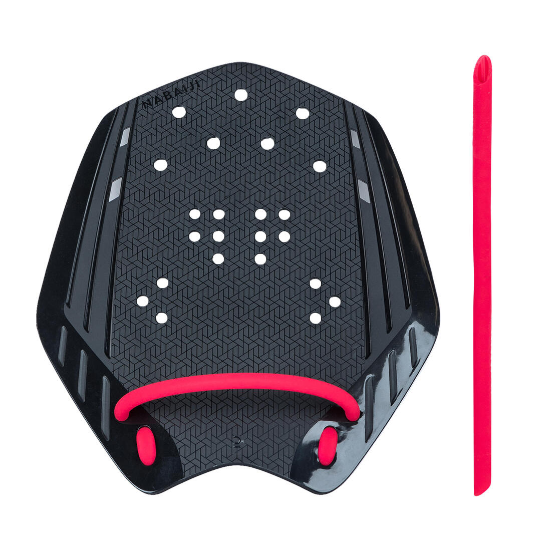 Plaquettes de  natation  900 xl noir rouge