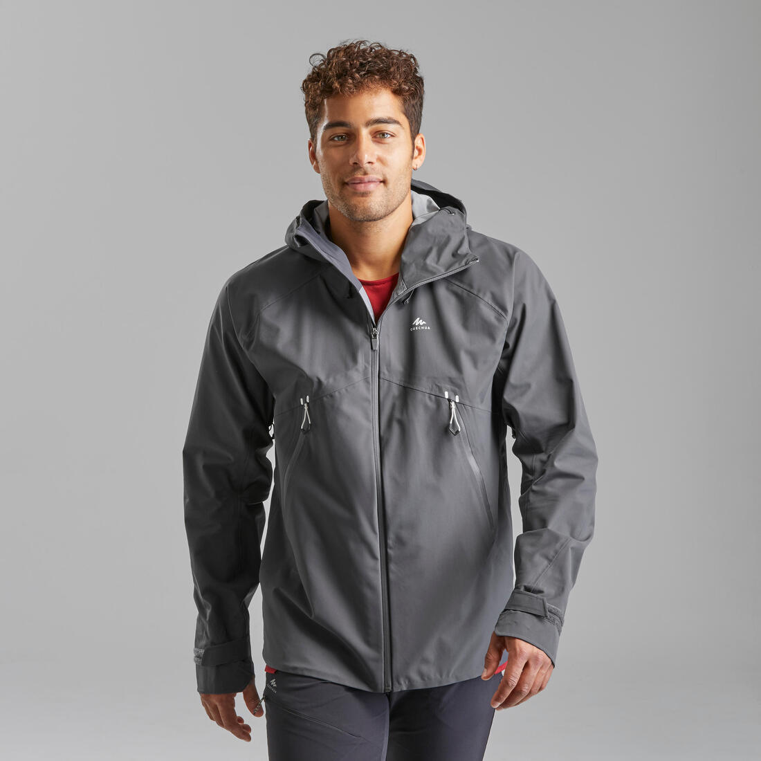 Veste légère imperméable de randonnée - mh500 - homme