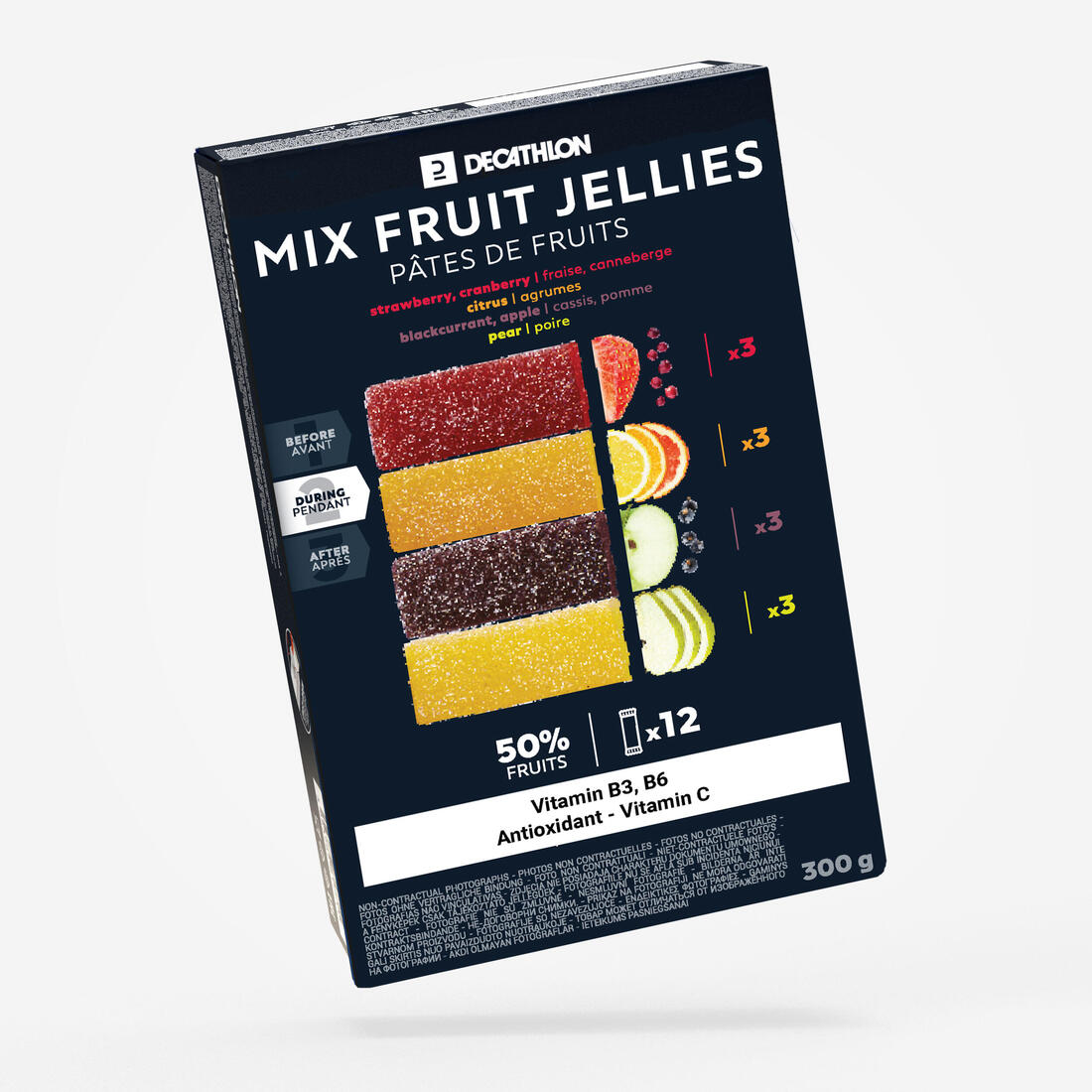 PATE DE FRUITS ÉNERGÉTIQUE MIX 12x25G