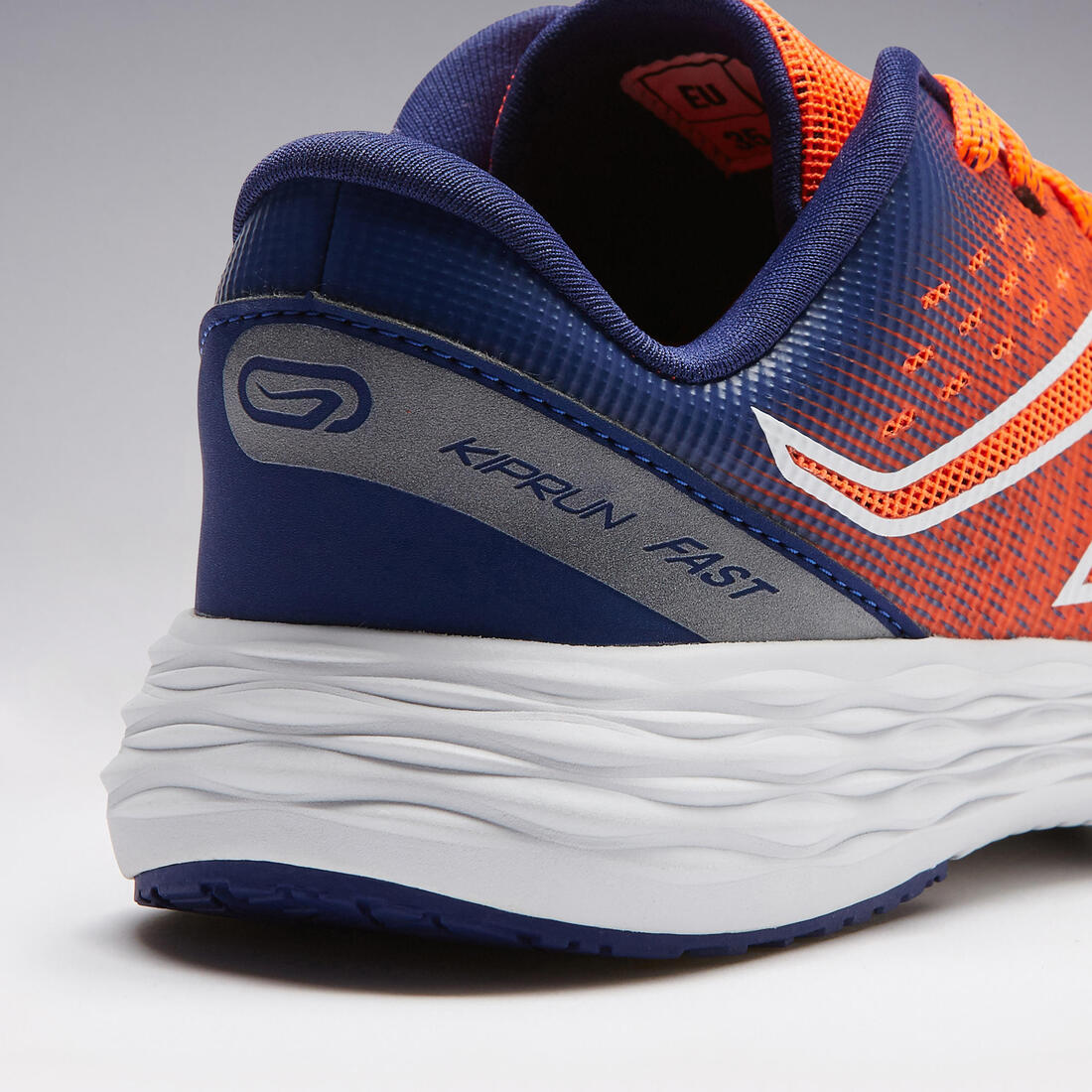 Chaussures de running Enfant -  Kiprun fast noires jaunes