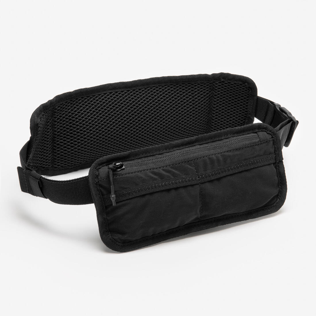Ceinture de running adulte - kiprun- modulable noir 7 poches
