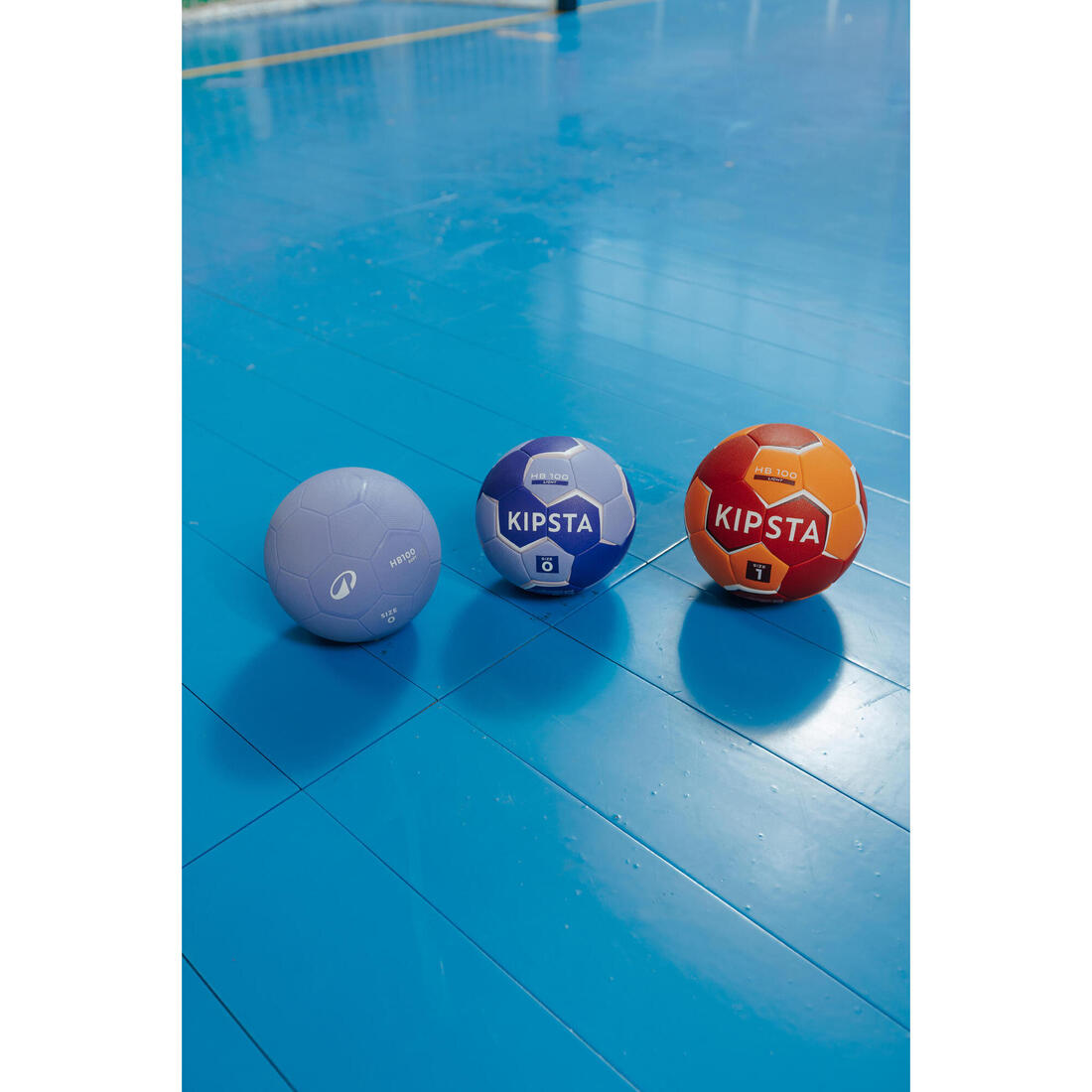 Ballon de handball taille 0 - H100 SOFT initiation PVC violet