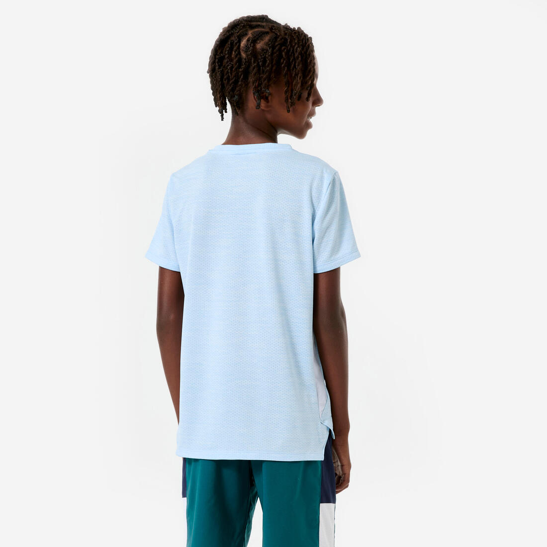 T-shirt enfant synthétique respirant - 500 marine
