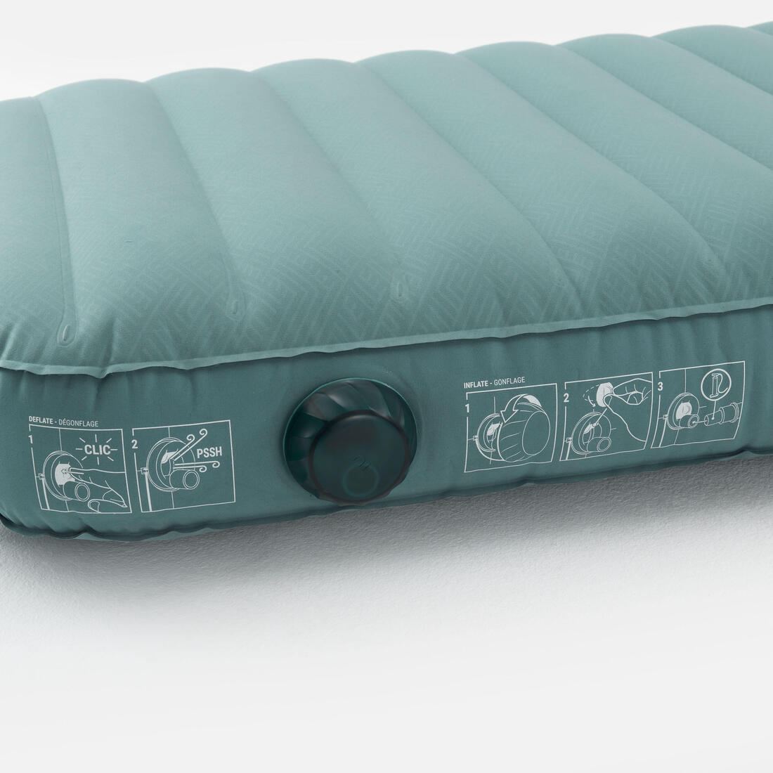 Matelas gonflable de camping - air seconds comfort 70 cm - 1 personne