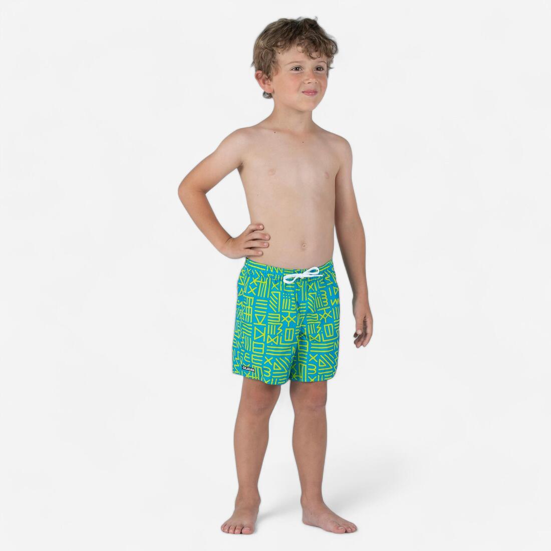 Short de bain Garçon - 100 Banana – turquoise