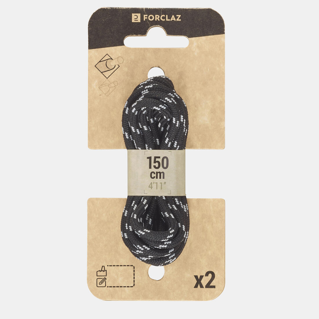 Lacets ronds pour chaussures de Randonnée