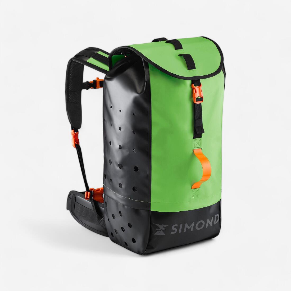 Sac à dos canyoning 35l - mk 900 – vert néon fluo