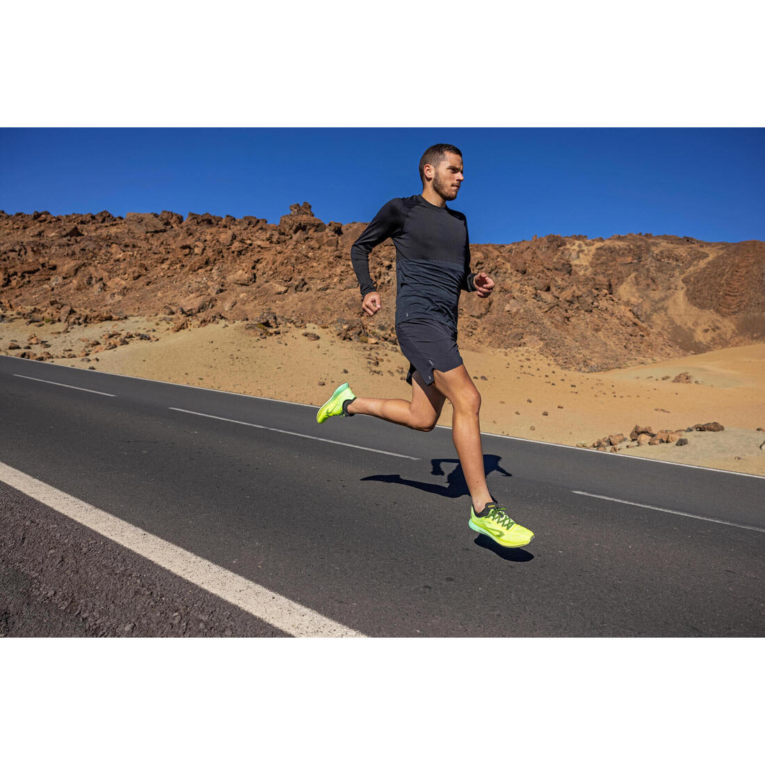 T-shirt de running manches longues Homme - KIPRUN Run 500 Sans couture