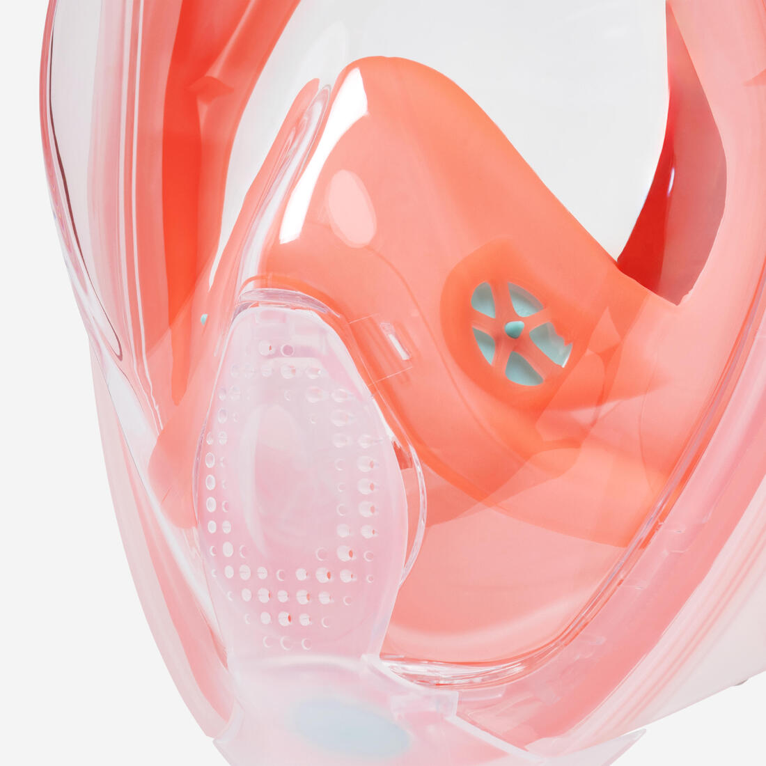 Masque snorkeling surface easybreath + avec valve acoustique > 10 ans - jungl