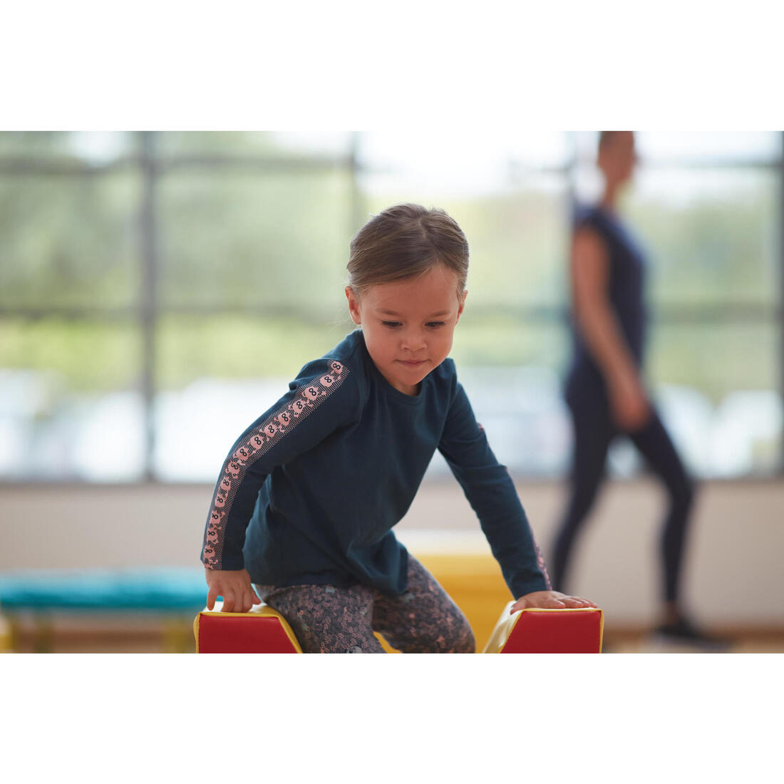 T-shirt manches longues enfant coton - Basique