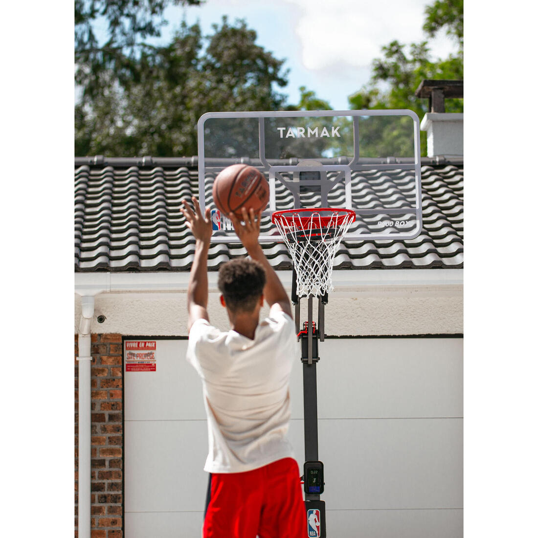 Arceau connecté de basketball avec mini-jeux - Decathlon Basketball Play