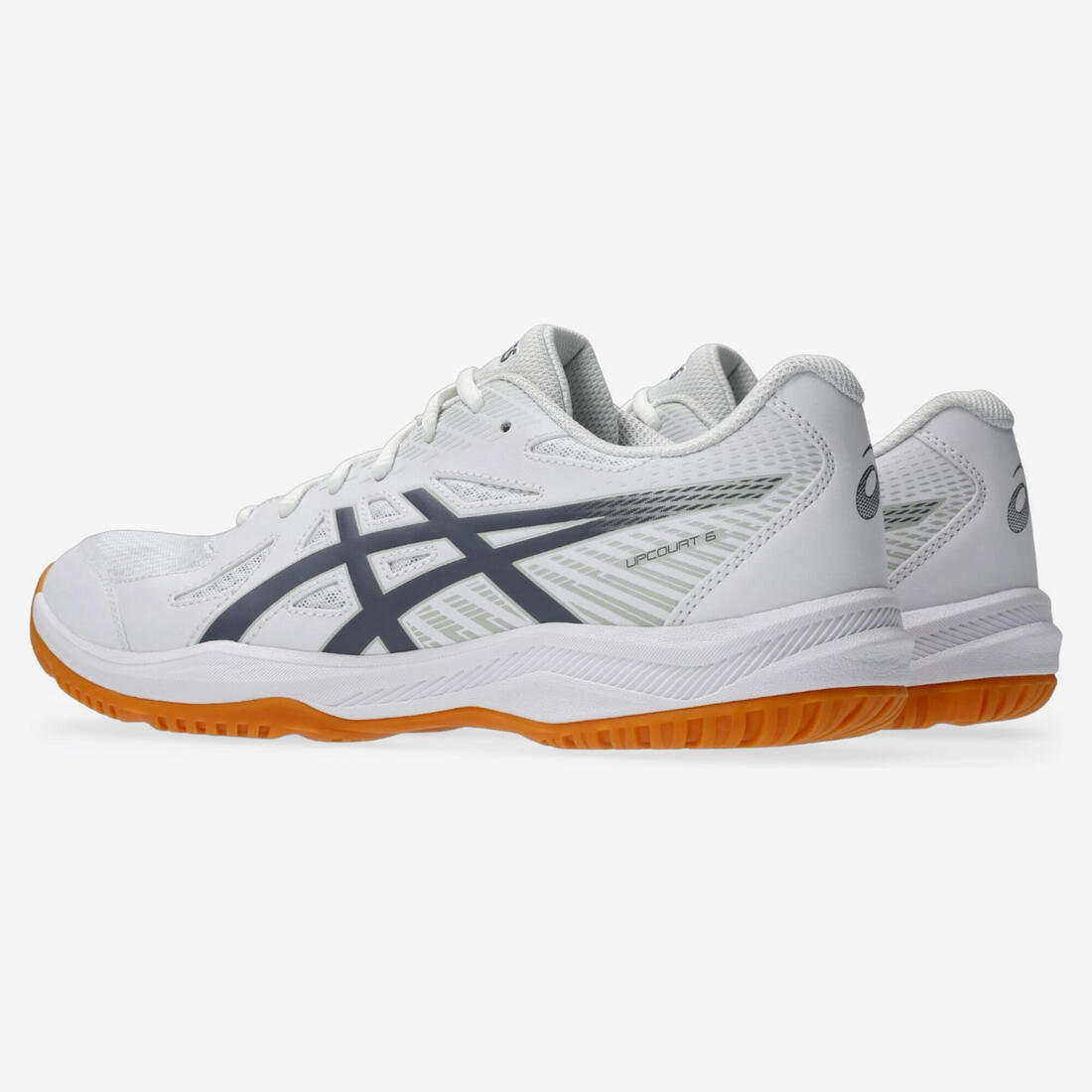 Chaussures de handball adulte - asics upcourt 6 blanc