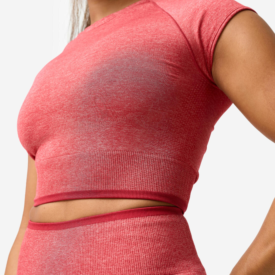 Crop top seamless de musculation femme