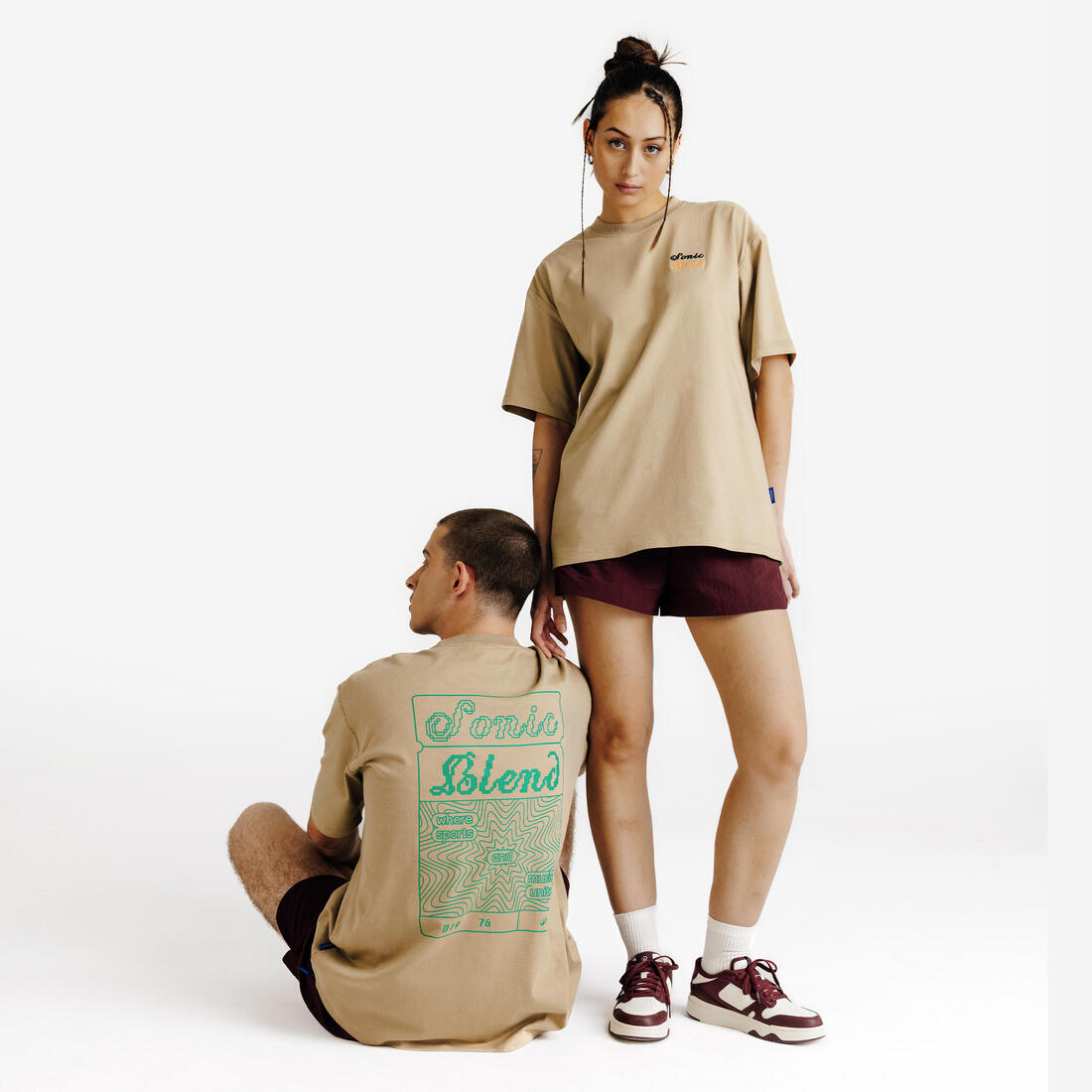 T-shirt graphique mixte