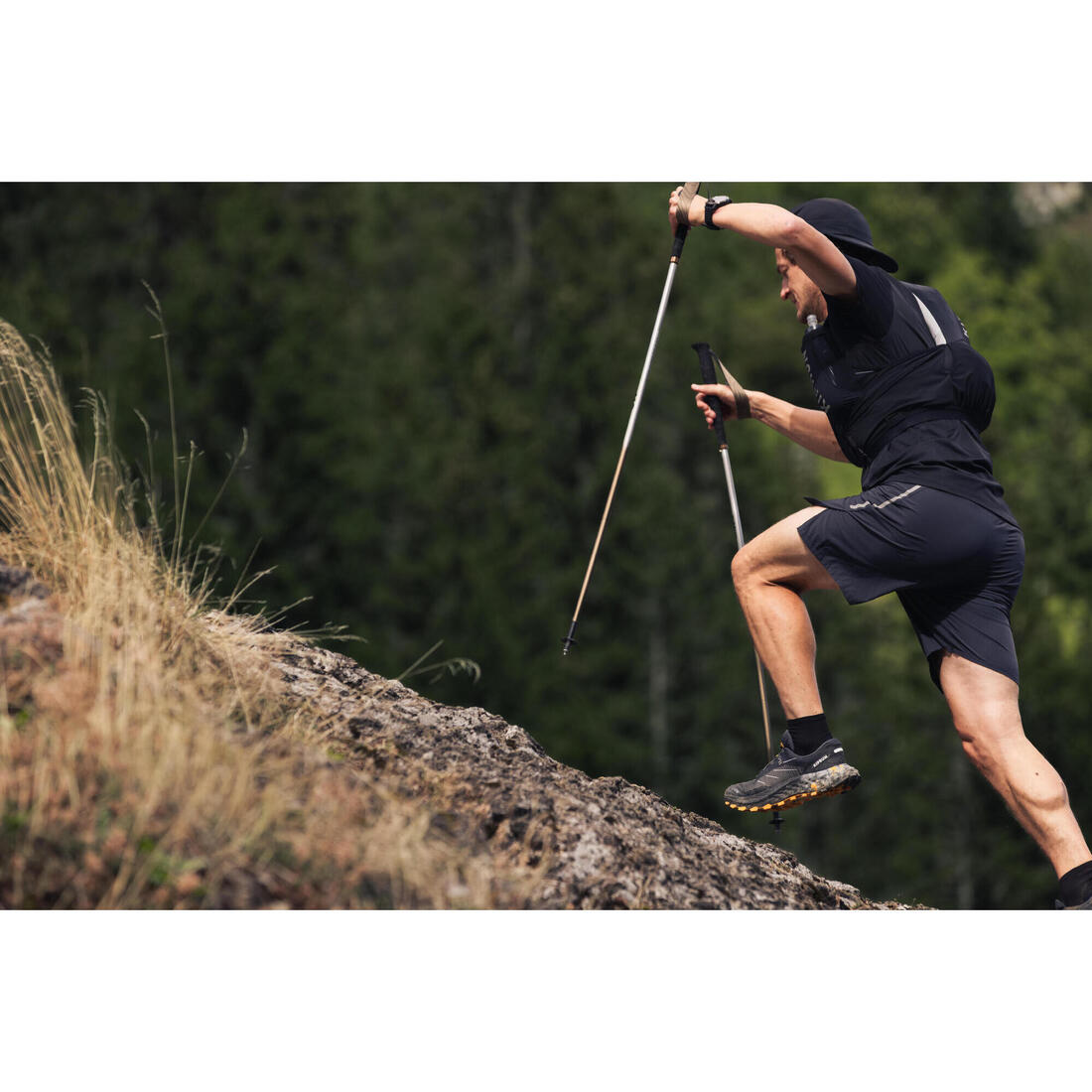 BÂTONS TRAIL RUNNING PLIABLES ALUMINIUM 3 BRINS