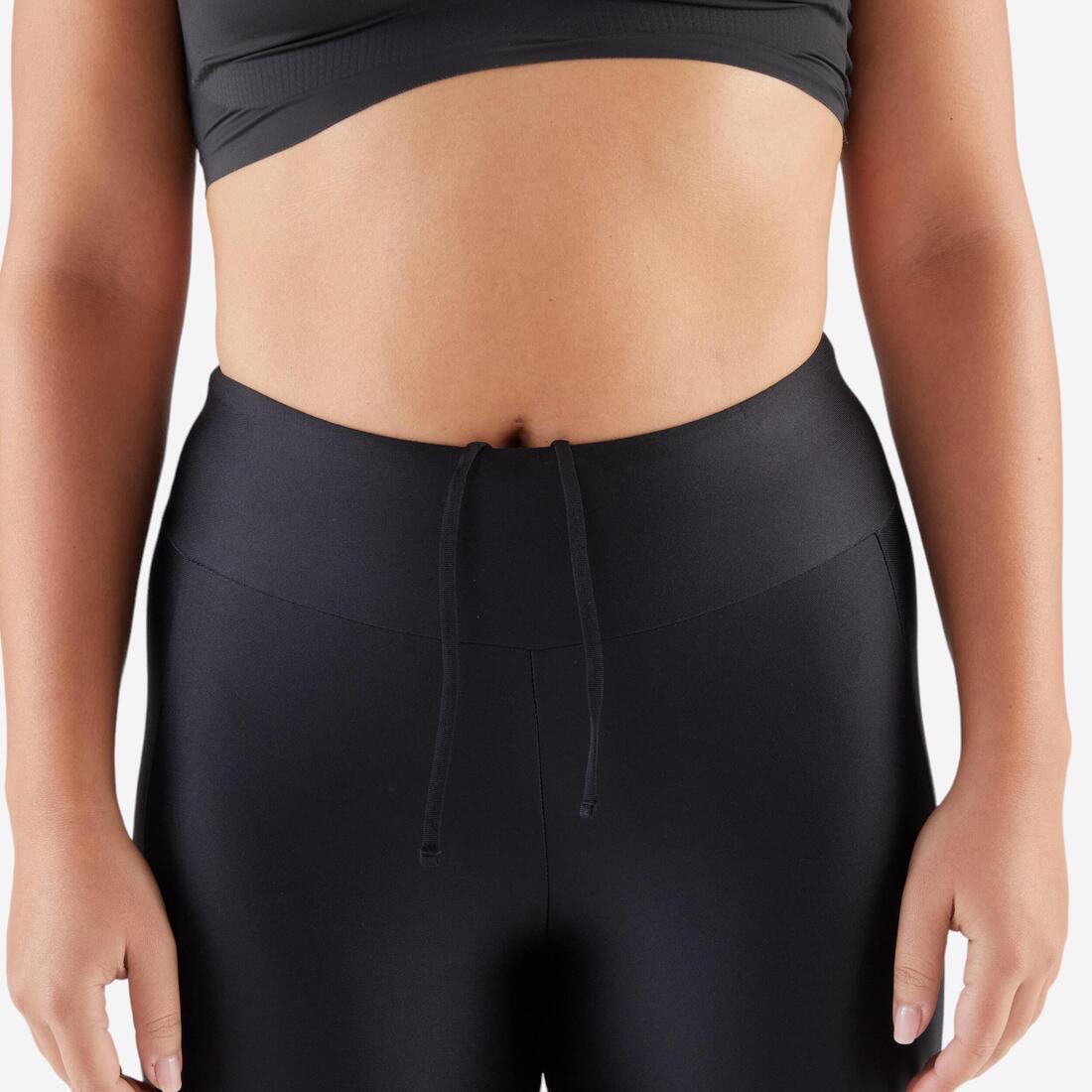 Short cycliste running femme - kiprun run 100 noir