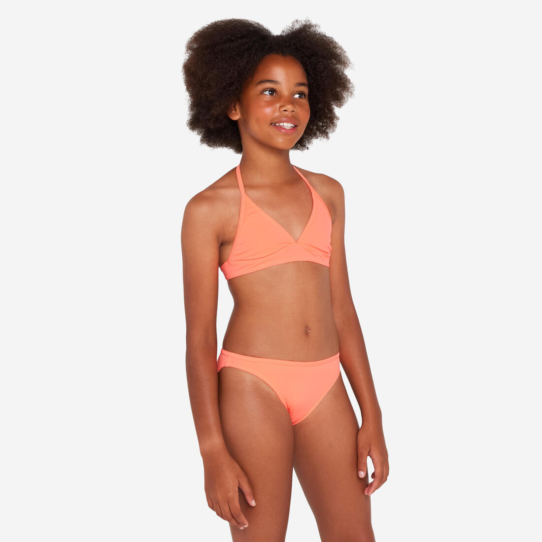 Maillot 2 pièces fleuri surf Fille - Tali