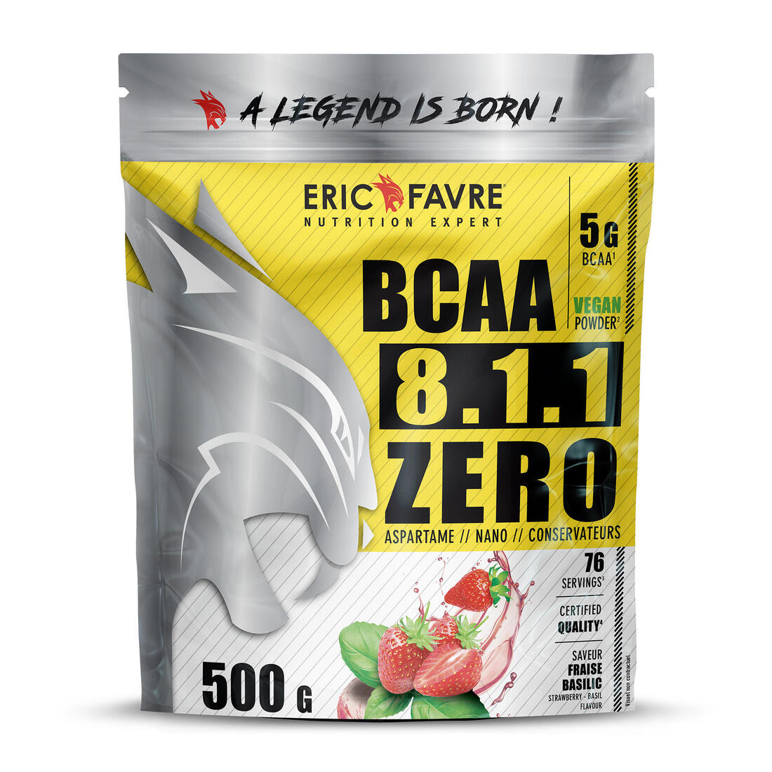 BCAA 8.1.1 ZERO VEGAN FRAISE B