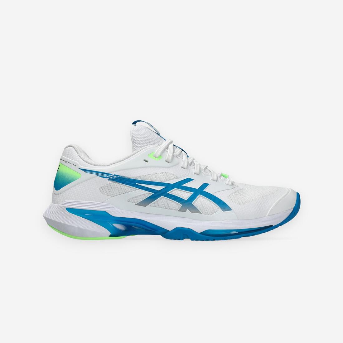 Chaussures de tennis multicourt homme, Solution Speed FF 4 blanc bleu