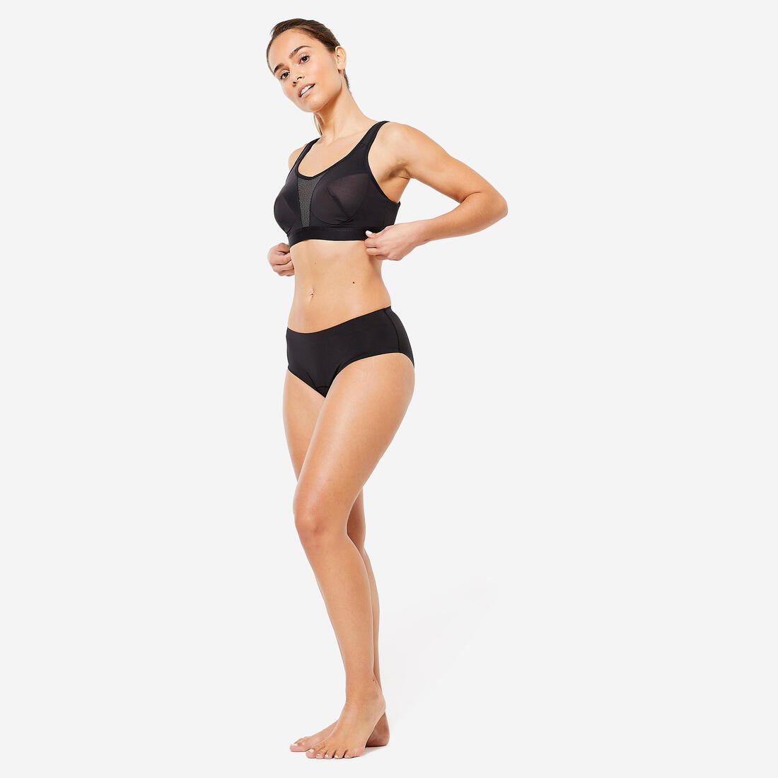 Brassière bretelles croisables maintien fort femme