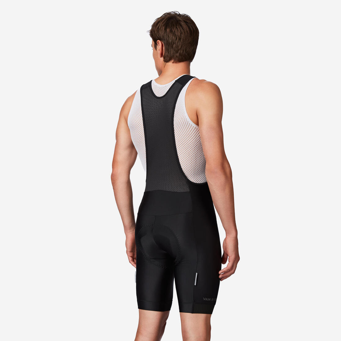 Cuissard court de vélo de route homme, Discover noir