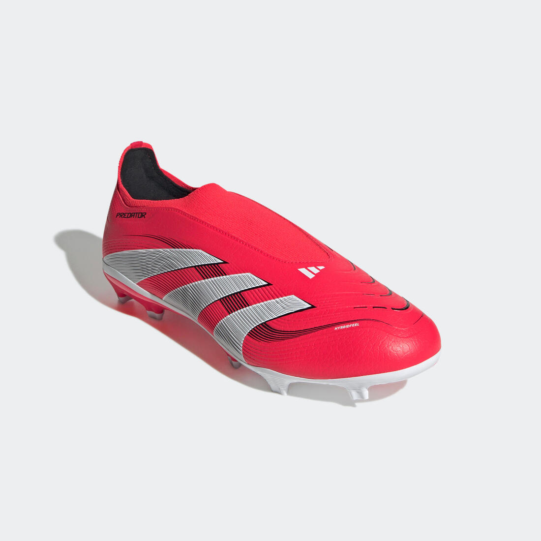 Chaussure Predator League Laceless FG/MG Adulte Rouge