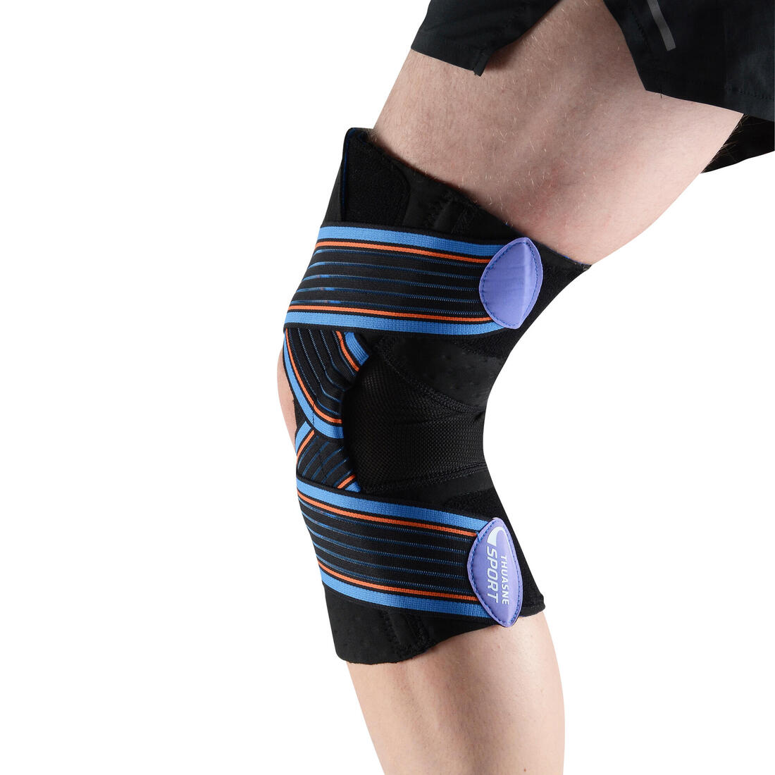 Genouillère de maintien droit ou gauche strapping ouverte niveau 4
