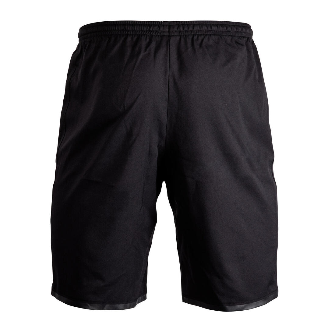 Short de football avec poches zippées adulte VIRALTO ZIP noir et