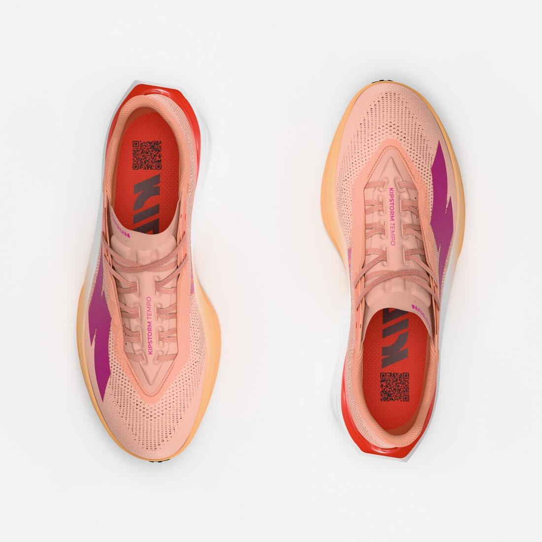 Chaussures de running route femme, Kiprun Kipstorm tempo