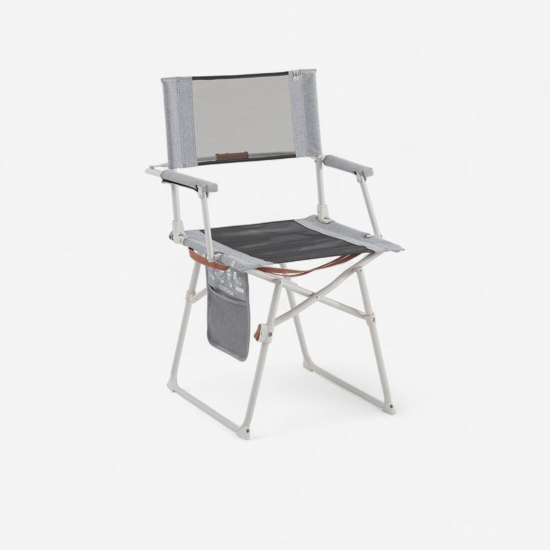 Chaise de camping pliante avec accoudoir