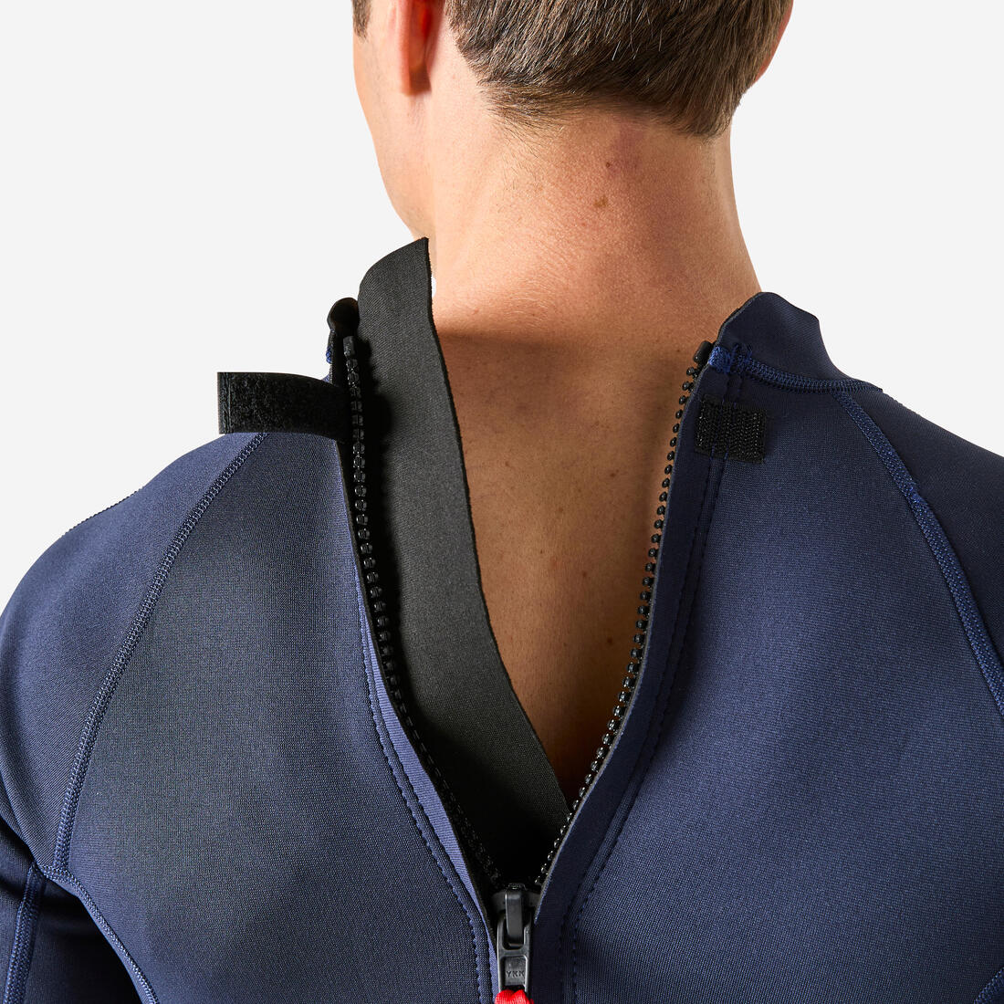 Combinaison Surf Shorty 100 Néoprène 1,5mm homme bleu marine