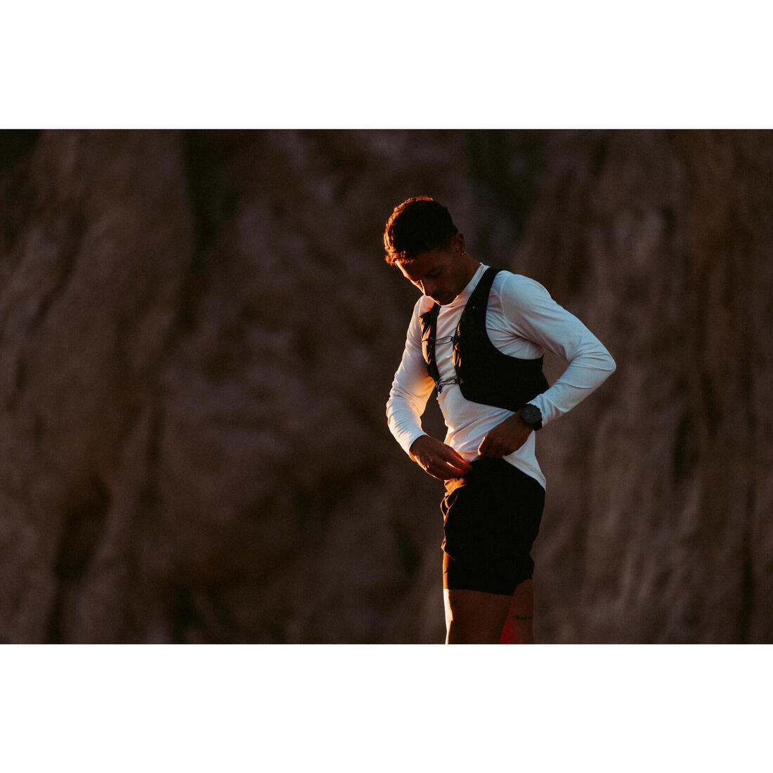 Short 2en1 de running trail longue distance homme - kiprun run ultra 900