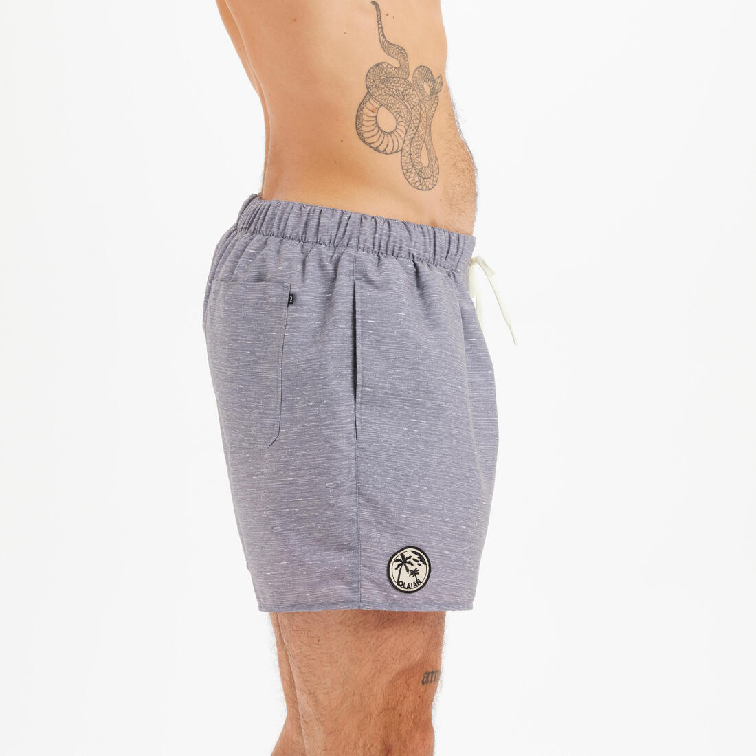 Short de bain 15" homme - 100 palmito