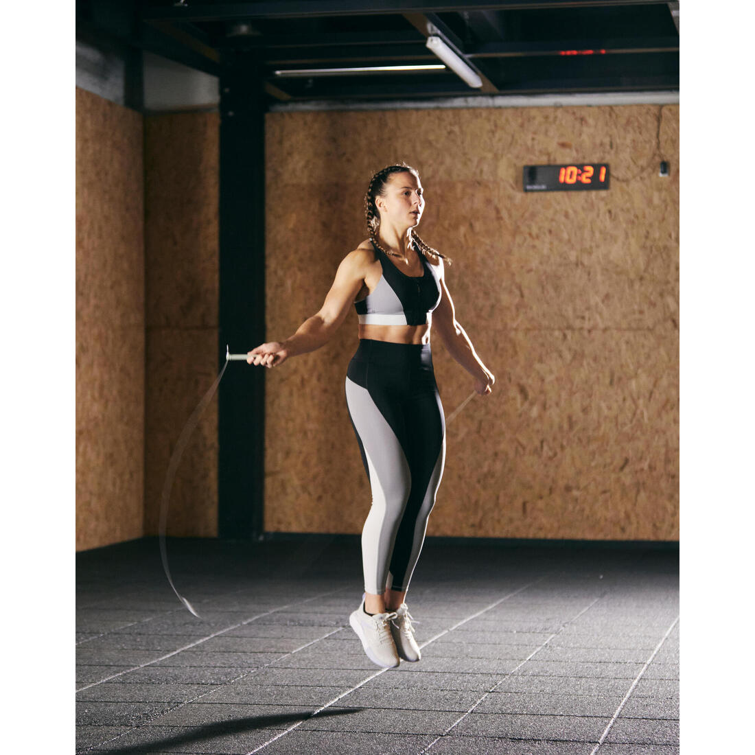Corde à sauter cross training vitesse - speed rope pro noire