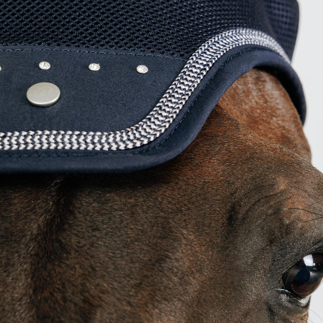 Bonnet équitation cheval - strass