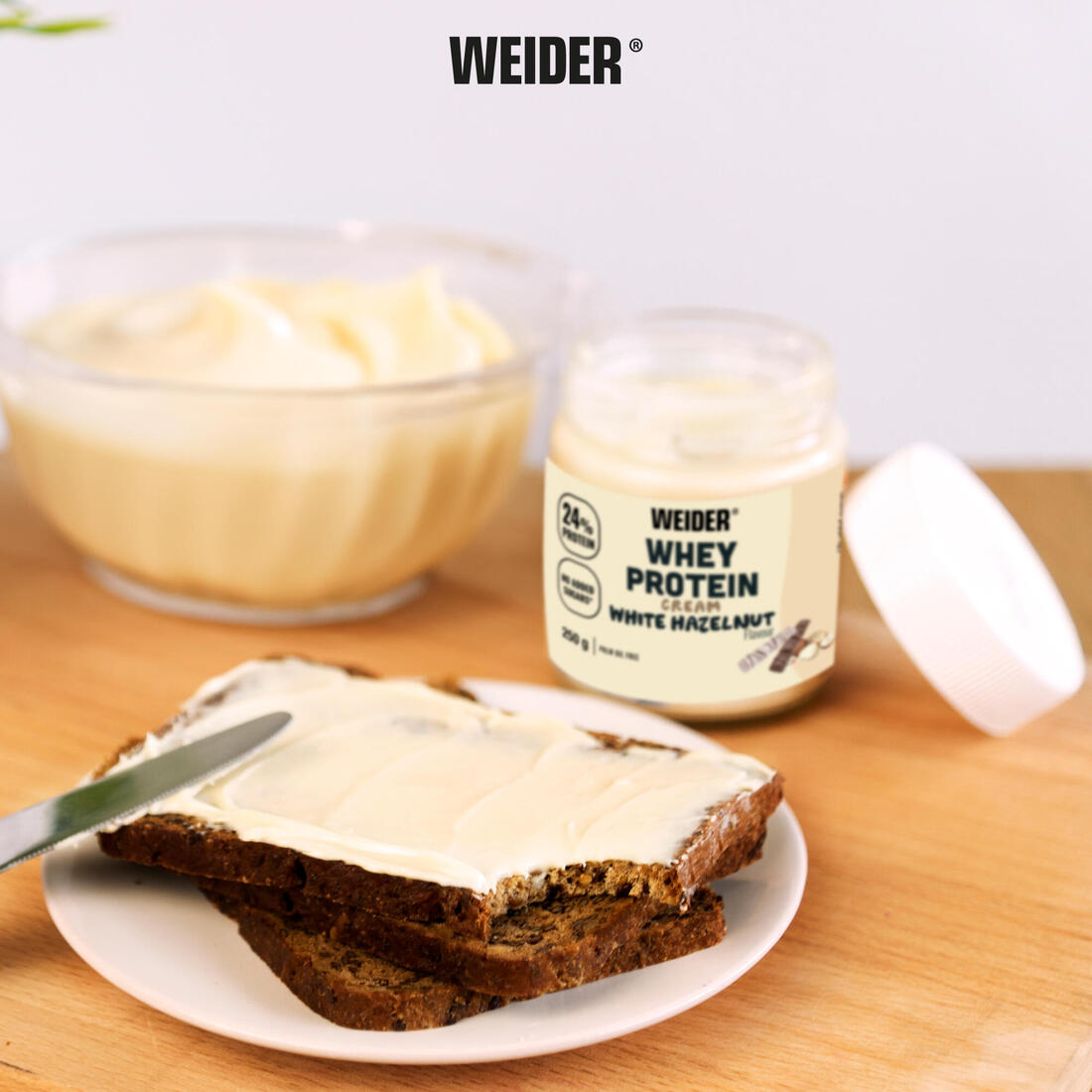 Pâte à tartiner protéinée chocolat noisettes, Whey Protein Cream 250g