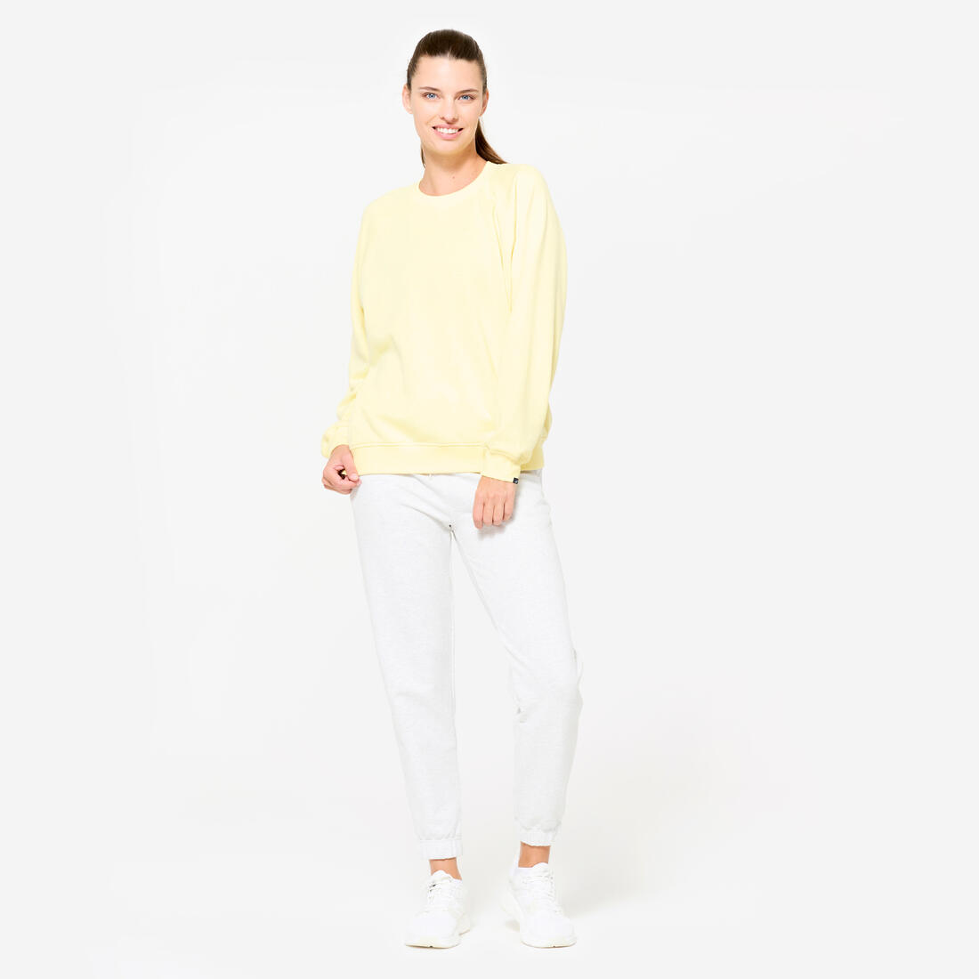 Sweat de fitness en molleton femme