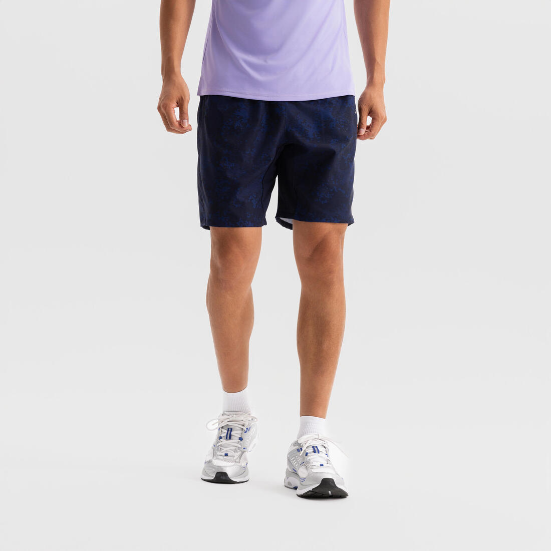 Short de fitness respirant poches zippées homme