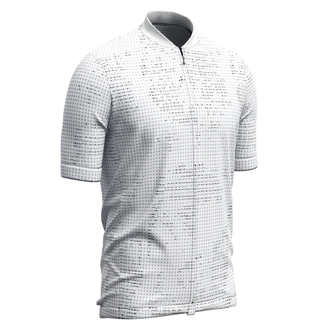 MAILLOT VELO ROUTE  MANCHES COURTES  ETE HOMME -   RC100 – blanc