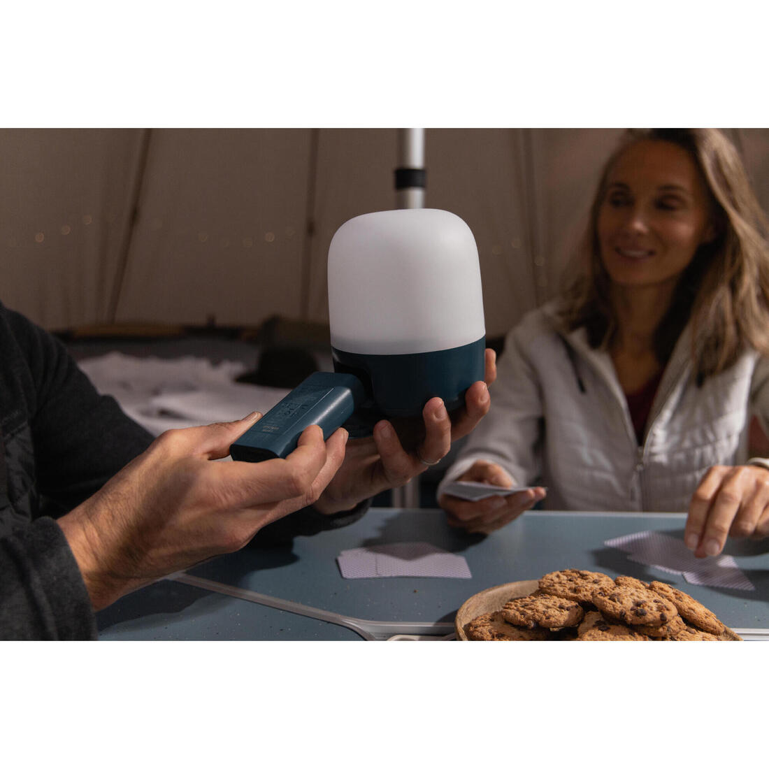 Lampe de camping avec batterie externe - bl 400 rechargeable usb c - 400 lumens