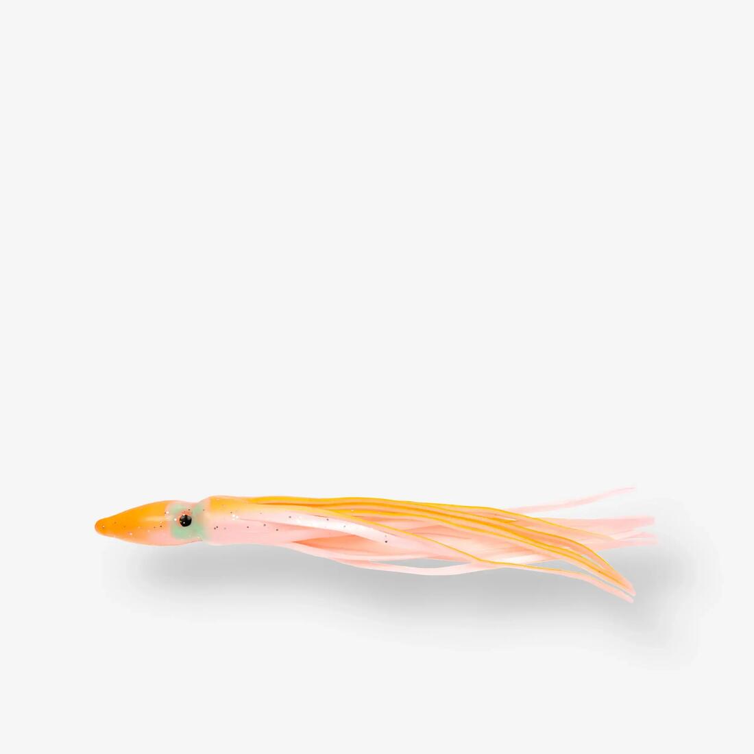 Leurre Octopus 11cm orange x5 pêche en mer