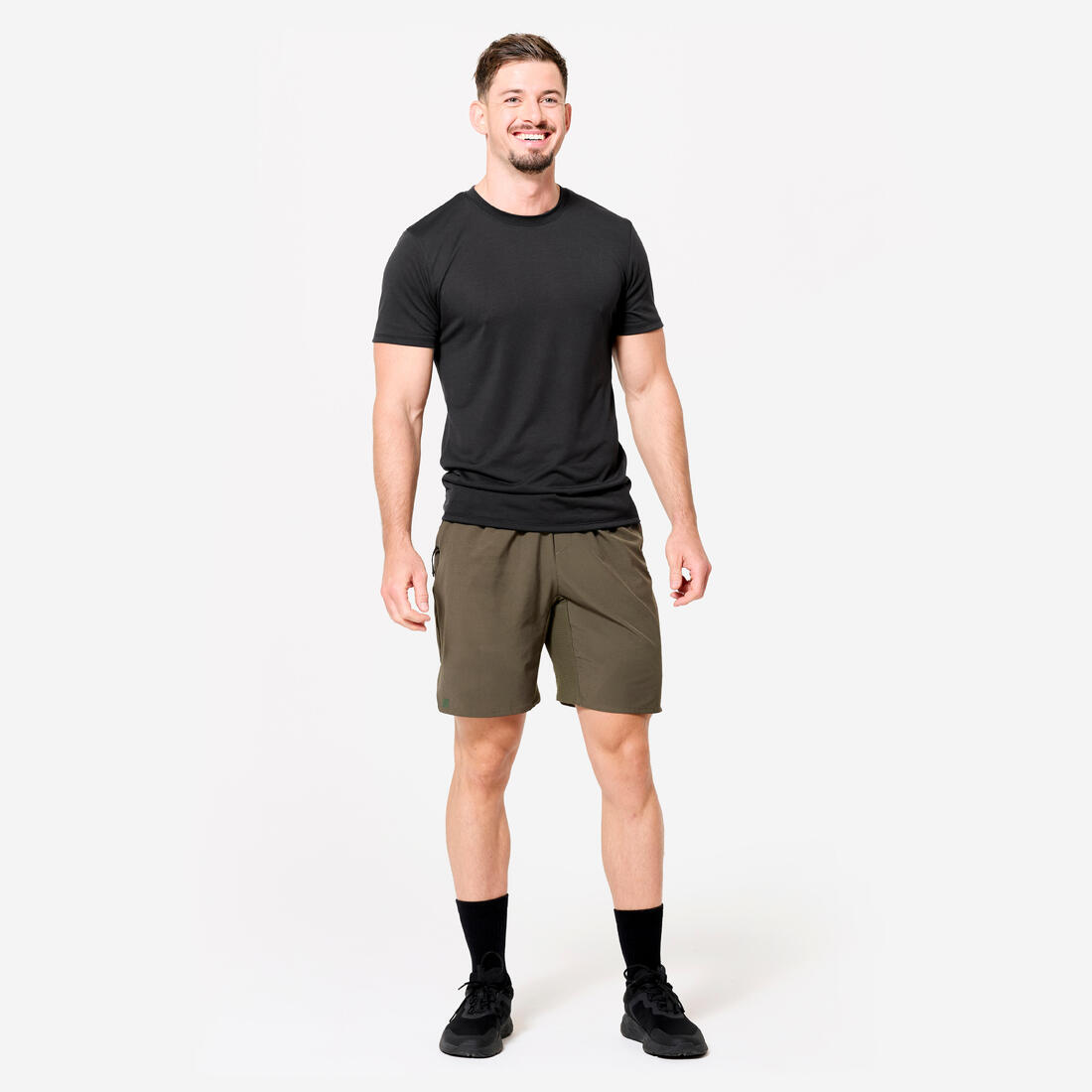 T-shirt de cross training slim respirant homme