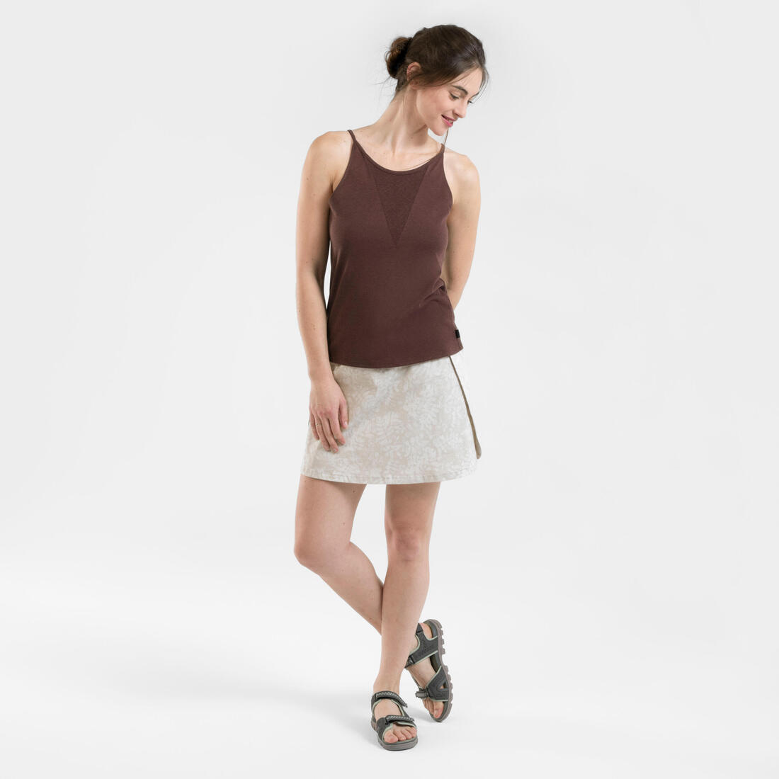 Jupe short de randonnée - NH500 - Femme