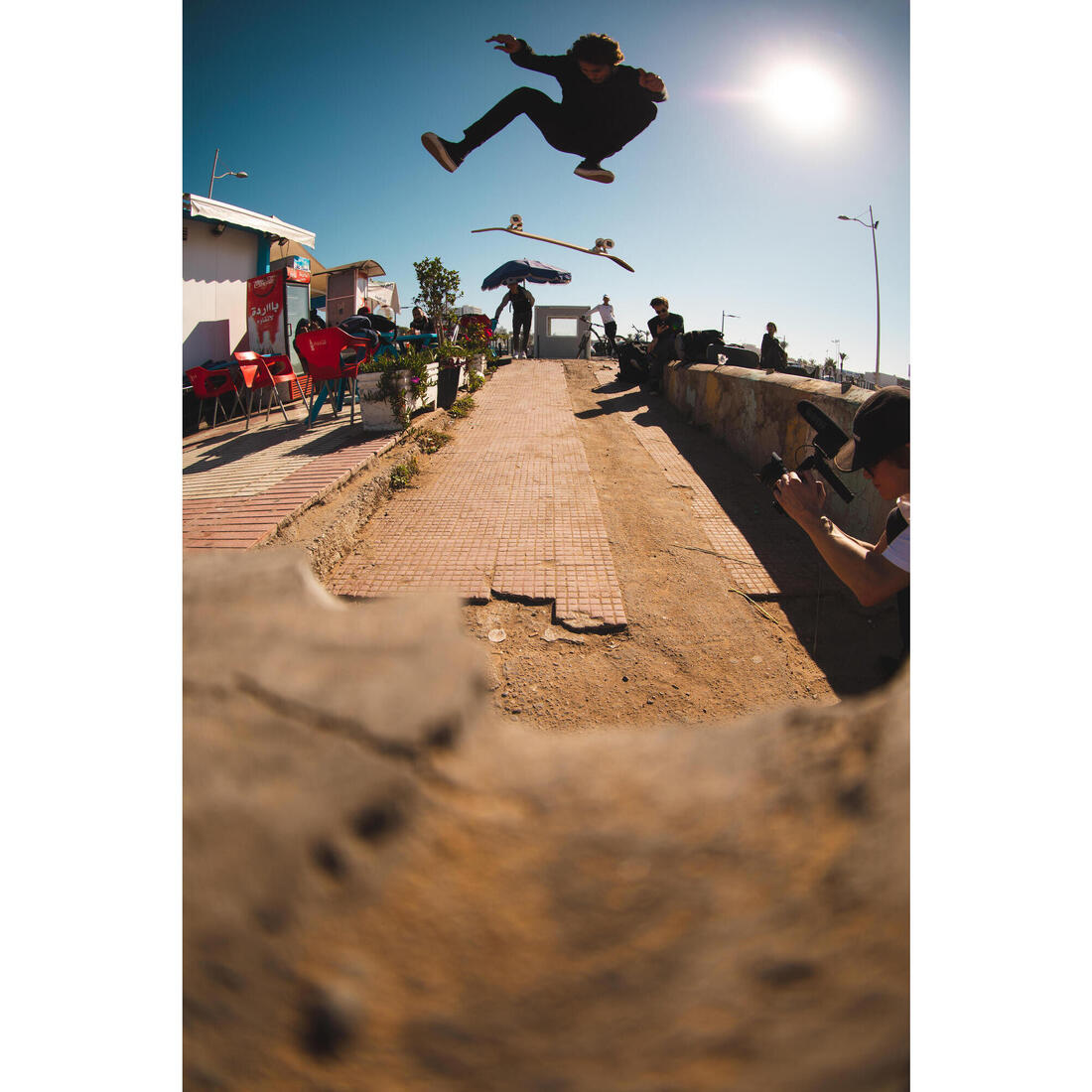 Planche de skate pre-grippee en erable dk100 taille 8"