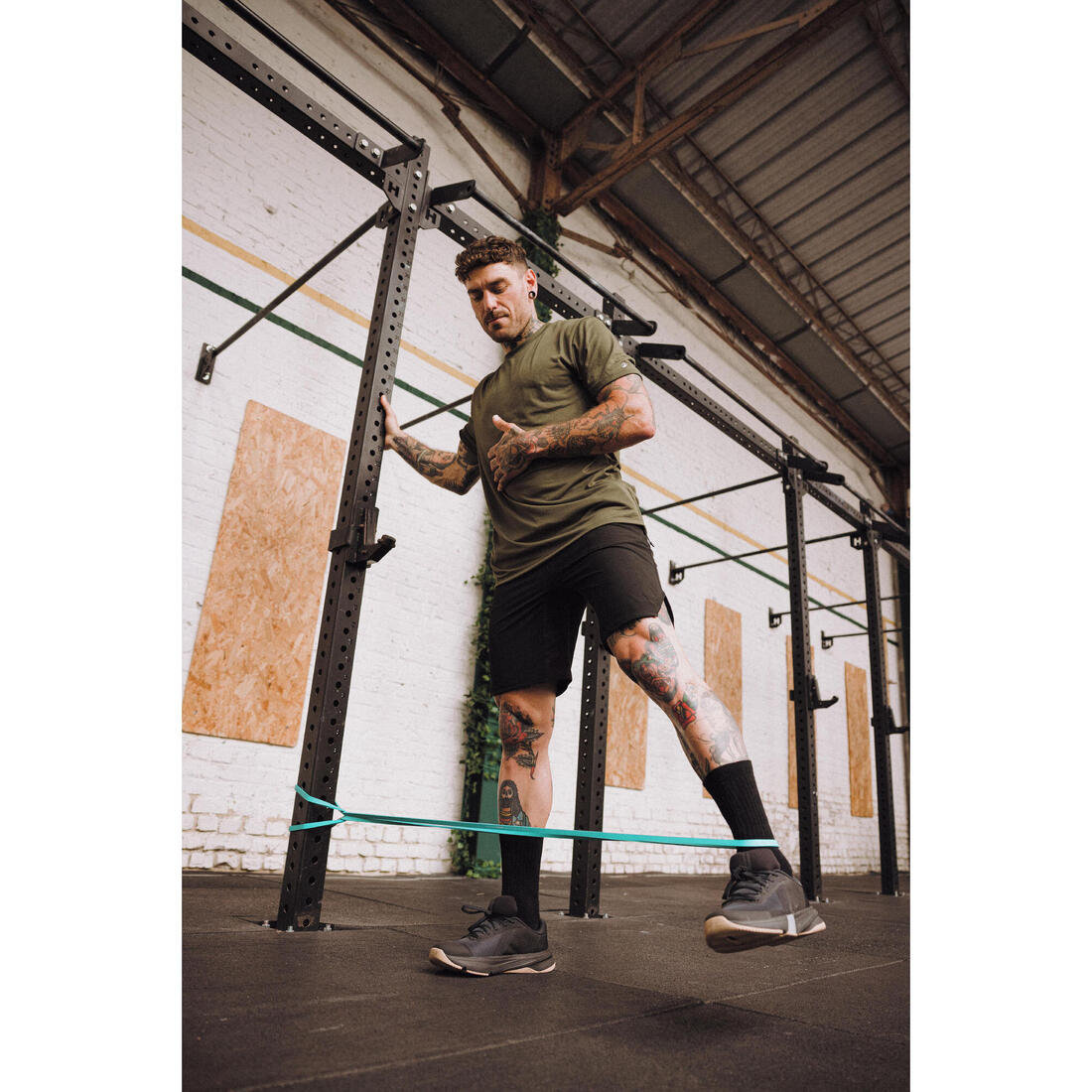 Chaussures de fitness et training flexibilité et stabilité, homme, Energy noir