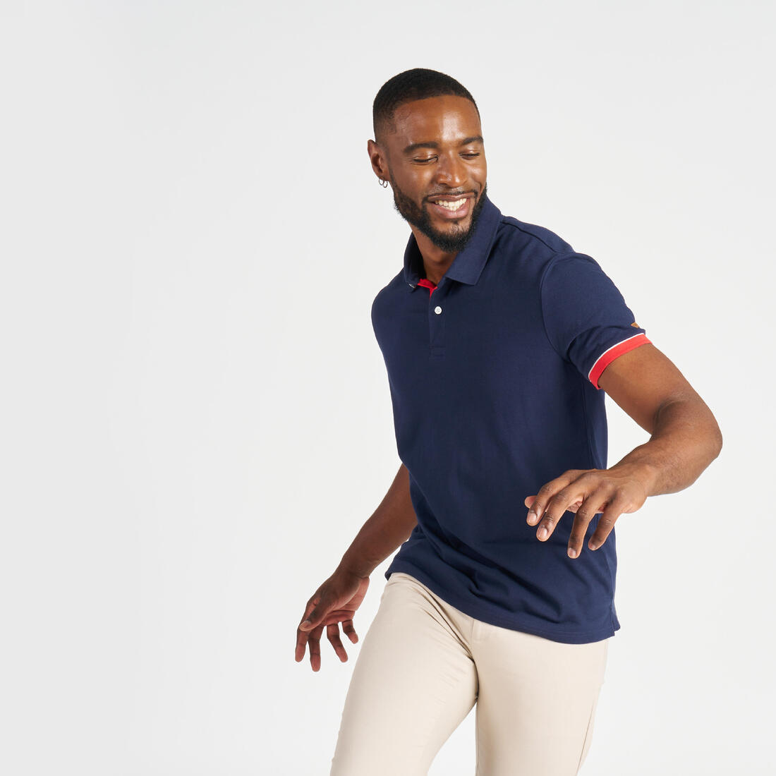 Polo manches courtes de voile homme,100