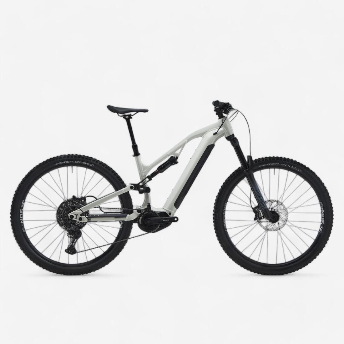 Vélo vtt électrique all-mountain tout suspendu 29" - e-feel 700 s