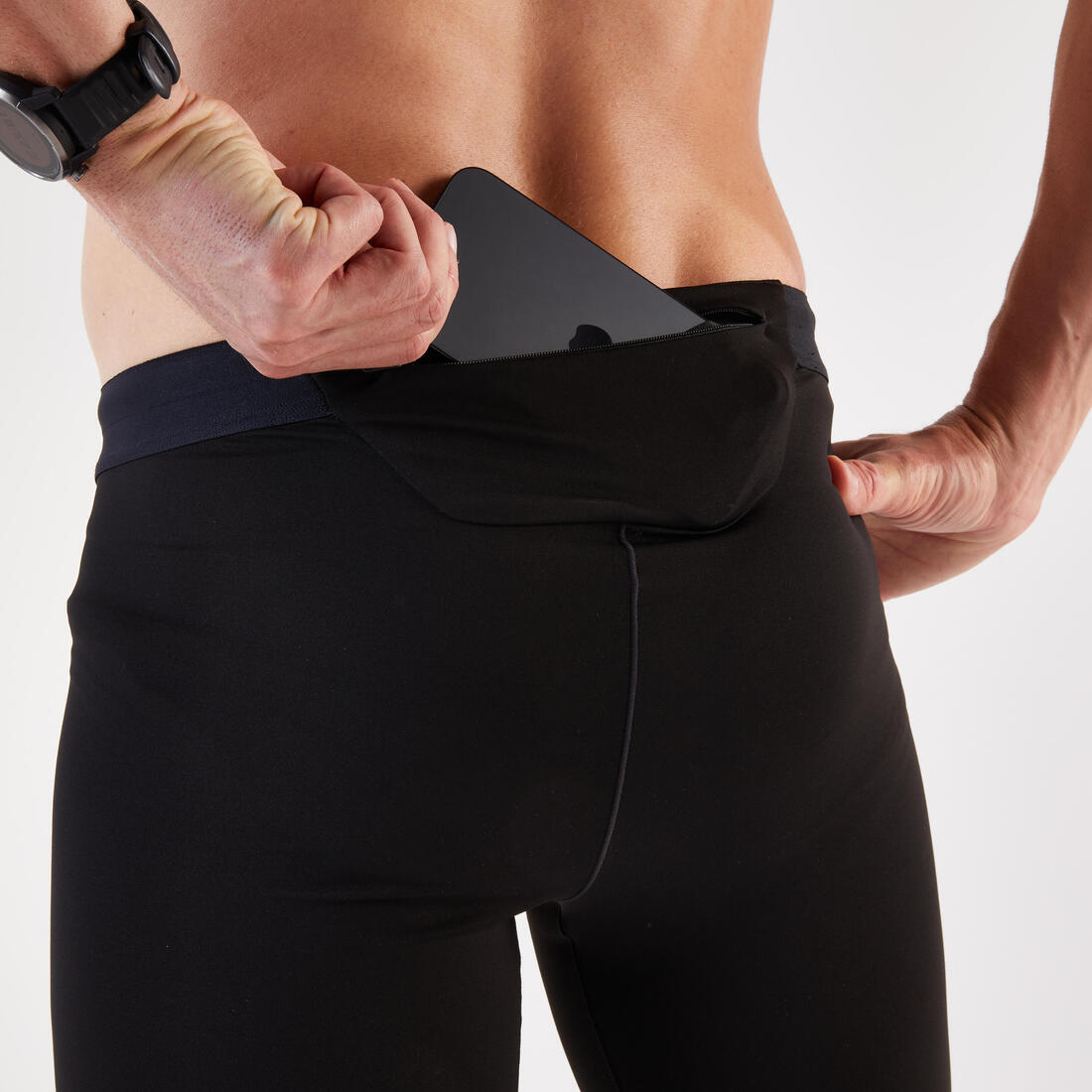 CUISSARD RUNNING HOMME KIPRUN NOIR